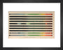 Plate II, Radiation and Absorption Spectra, 1878. art print extra small black Art Print - Science Museum Shop