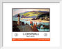 New Lockdown Travel Poster - Cornwall art print extra small white Art Print - Science Museum Shop