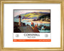 New Lockdown Travel Poster - Cornwall art print extra small gold Art Print - Science Museum Shop