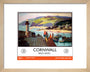 New Lockdown Travel Poster - Cornwall art print extra small natural Art Print - Science Museum Shop