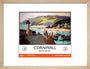 New Lockdown Travel Poster - Cornwall art print small natural Art Print - Science Museum Shop