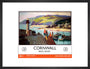 New Lockdown Travel Poster - Cornwall art print medium black Art Print - Science Museum Shop