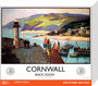 New Lockdown Travel Poster - Cornwall stretched canvas small none Art Print - Science Museum Shop