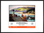 New Lockdown Travel Poster - Cornwall art print large black Art Print - Science Museum Shop