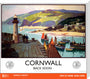 New Lockdown Travel Poster - Cornwall stretched canvas large none Art Print - Science Museum Shop