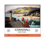 New Lockdown Travel Poster - Cornwall unstretched canvas medium none Art Print - Science Museum Shop