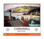 New Lockdown Travel Poster - Cornwall unstretched canvas large none Art Print - Science Museum Shop