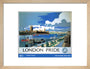 New Lockdown Travel Poster - London 2 art print small natural Art Print - Science Museum Shop