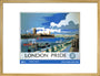 New Lockdown Travel Poster - London 2 art print large gold Art Print - Science Museum Shop