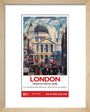 New Lockdown Travel Poster - London 1 art print extra small natural Art Print - Science Museum Shop