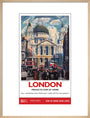 New Lockdown Travel Poster - London 1 art print large natural Art Print - Science Museum Shop
