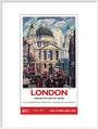 New Lockdown Travel Poster - London 1 art print extra large white Art Print - Science Museum Shop
