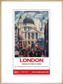 New Lockdown Travel Poster - London 1 art print extra large natural Art Print - Science Museum Shop