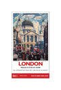 New Lockdown Travel Poster - London 1 unstretched canvas small none Art Print - Science Museum Shop