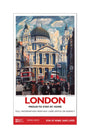 New Lockdown Travel Poster - London 1 unstretched canvas medium none Art Print - Science Museum Shop