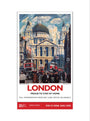 New Lockdown Travel Poster - London 1 art print extra large none Art Print - Science Museum Shop