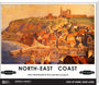 New Lockdown Travel Poster - North-East Coast stretched canvas extra large none Art Print - Science Museum Shop