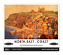 New Lockdown Travel Poster - North-East Coast unstretched canvas extra large none Art Print - Science Museum Shop
