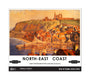 New Lockdown Travel Poster - North-East Coast unstretched canvas medium none Art Print - Science Museum Shop