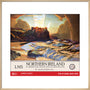 New Lockdown Travel Poster - Northern Ireland art print large natural Art Print - Science Museum Shop
