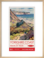 New Lockdown Travel Poster - Yorkshire Coast art print medium natural Art Print - Science Museum Shop