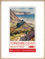 New Lockdown Travel Poster - Yorkshire Coast art print large natural Art Print - Science Museum Shop