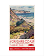 New Lockdown Travel Poster - Yorkshire Coast art print extra small none Art Print - Science Museum Shop