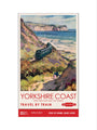 New Lockdown Travel Poster - Yorkshire Coast art print medium none Art Print - Science Museum Shop