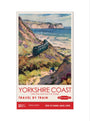 New Lockdown Travel Poster - Yorkshire Coast art print extra large none Art Print - Science Museum Shop