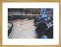 NRM Great Gathering Great Hall With Six A4 Locomotives art print medium gold Art Print - Science Museum Shop