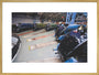 NRM Great Gathering Great Hall With Six A4 Locomotives art print extra large gold Art Print - Science Museum Shop