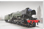 Flying Scotsman locomotive in the snow, 2016. stretched canvas extra large none Art Print - Science Museum Shop