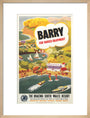 'Barry for Varied Enjoyment', GWR poster, c.1930s. art print medium natural Art Print - Science Museum Shop