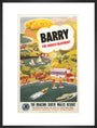 'Barry for Varied Enjoyment', GWR poster, c.1930s. art print large black Art Print - Science Museum Shop