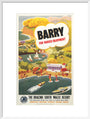 'Barry for Varied Enjoyment', GWR poster, c.1930s. art print large white Art Print - Science Museum Shop