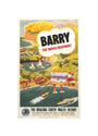 'Barry for Varied Enjoyment', GWR poster, c.1930s. unstretched canvas small none Art Print - Science Museum Shop