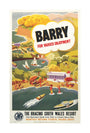 'Barry for Varied Enjoyment', GWR poster, c.1930s. unstretched canvas large none Art Print - Science Museum Shop