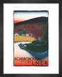 'Scarborough', LNER poster,1936. art print extra small black Art Print - Science Museum Shop