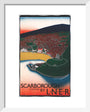 'Scarborough', LNER poster,1936. art print extra small white Art Print - Science Museum Shop