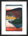 'Scarborough', LNER poster,1936. art print small black Art Print - Science Museum Shop