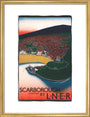 'Scarborough', LNER poster,1936. art print medium gold Art Print - Science Museum Shop
