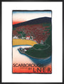 'Scarborough', LNER poster,1936. art print large black Art Print - Science Museum Shop