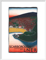 'Scarborough', LNER poster,1936. art print large white Art Print - Science Museum Shop