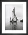 Fishing smack, c.1920s. art print extra small black Art Print - Science Museum Shop