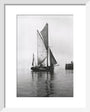Fishing smack, c.1920s. art print extra small white Art Print - Science Museum Shop