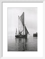 Fishing smack, c.1920s. art print small white Art Print - Science Museum Shop