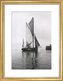 Fishing smack, c.1920s. art print small gold Art Print - Science Museum Shop