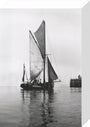 Fishing smack, c.1920s. stretched canvas small none Art Print - Science Museum Shop