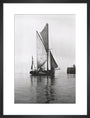 Fishing smack, c.1920s. art print medium black Art Print - Science Museum Shop