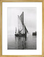 Fishing smack, c.1920s. art print medium gold Art Print - Science Museum Shop